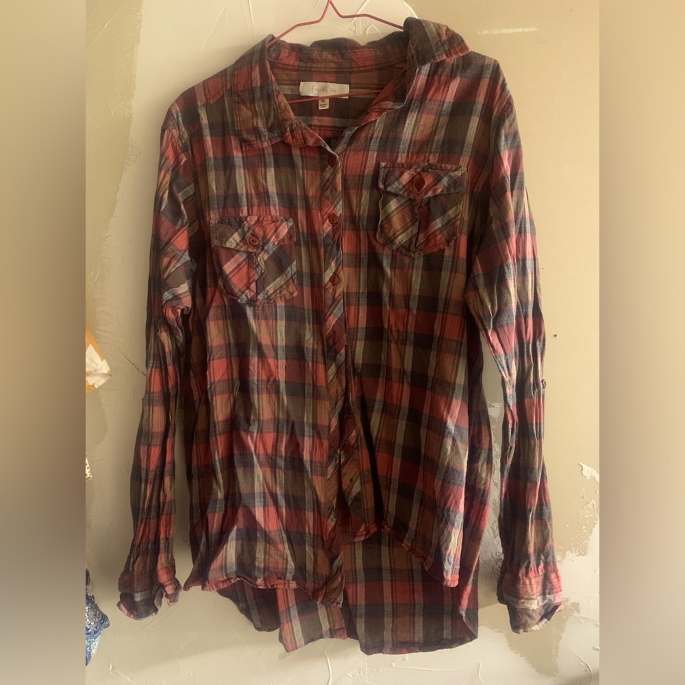 Eden and Olivia button down shirt size XL